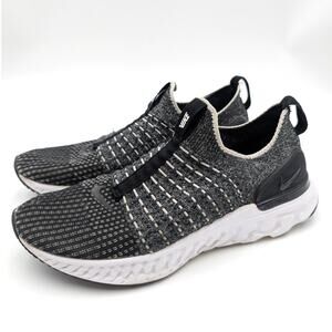 Nike Phantom Run 2 Women's Road Running Shoes Black/White Size US8.5 EU40